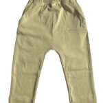 Pantaloni in cotone elasticizzato organico-Olive
