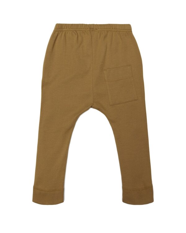 Pantaloni in cotone elasticizzato organico-Rust (Tra il rosso scuro e il marrone) - immagine 4