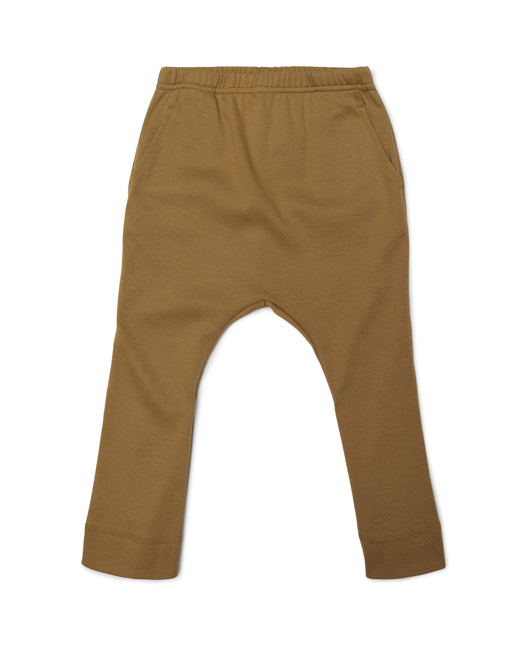Pantaloni in cotone elasticizzato organico-Rust (Tra il rosso scuro e il marrone)