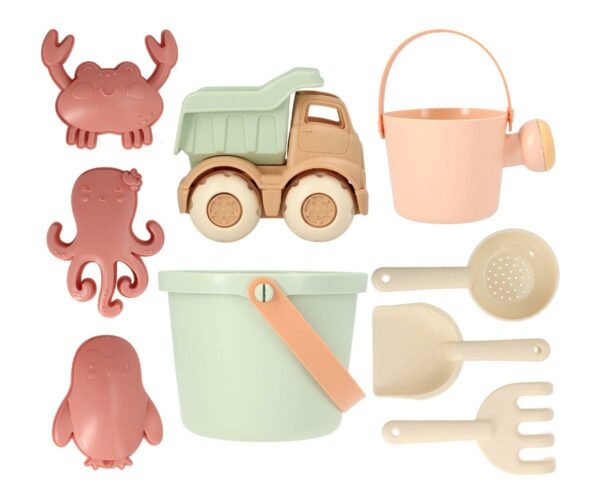 Set Giochi Spiaggia Secchiello-Sage + Camioncino  🏖