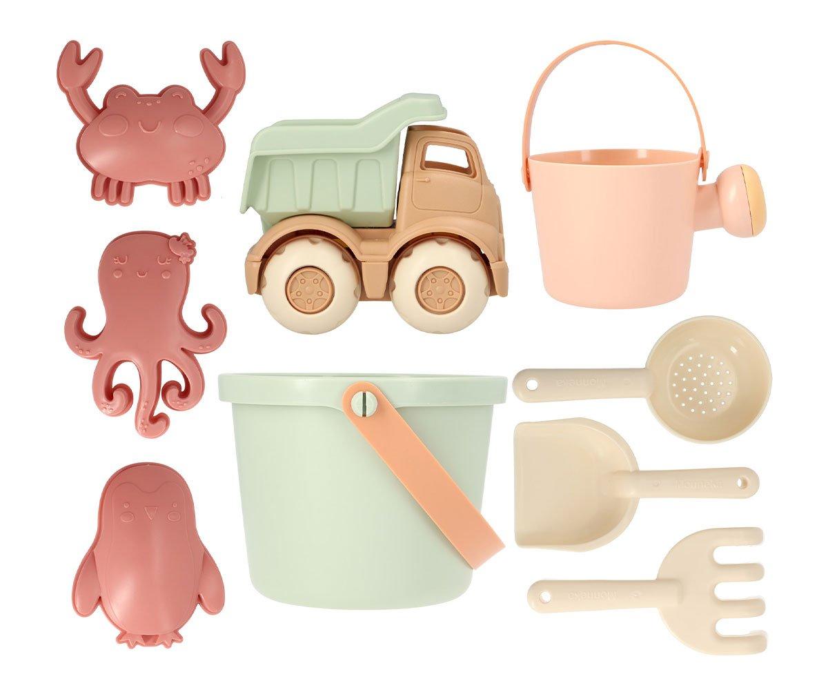 Set Giochi Spiaggia Secchiello-Sage + Camioncino  🏖