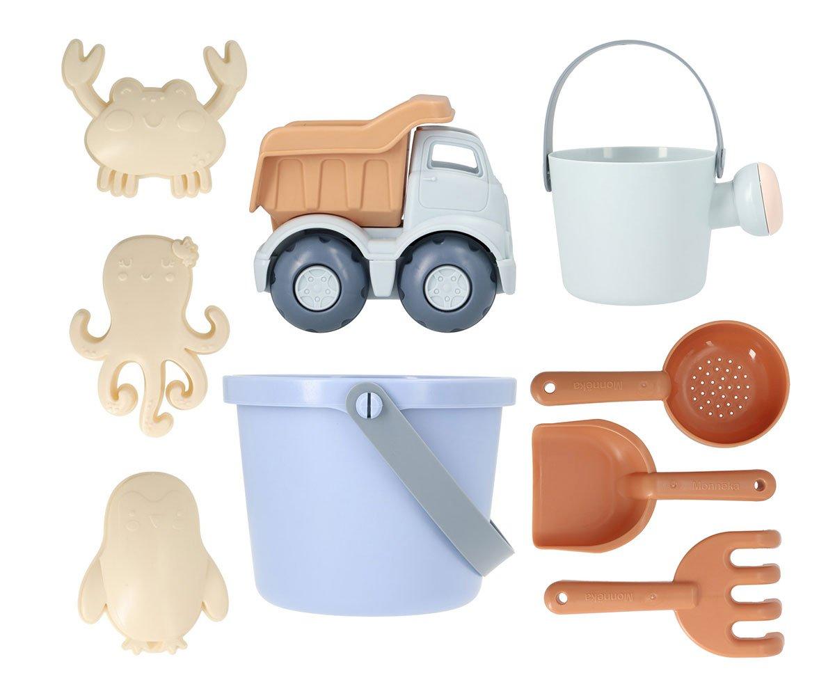 Set Giochi Spiaggia Secchiello-Blue + Camioncino 🏖